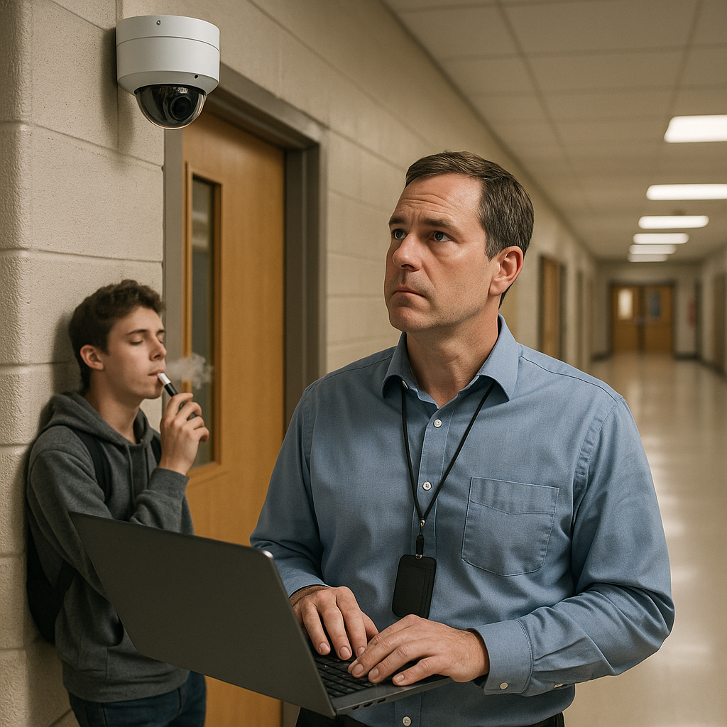 Meet vape-detection mandates on existing cameras, not new spend