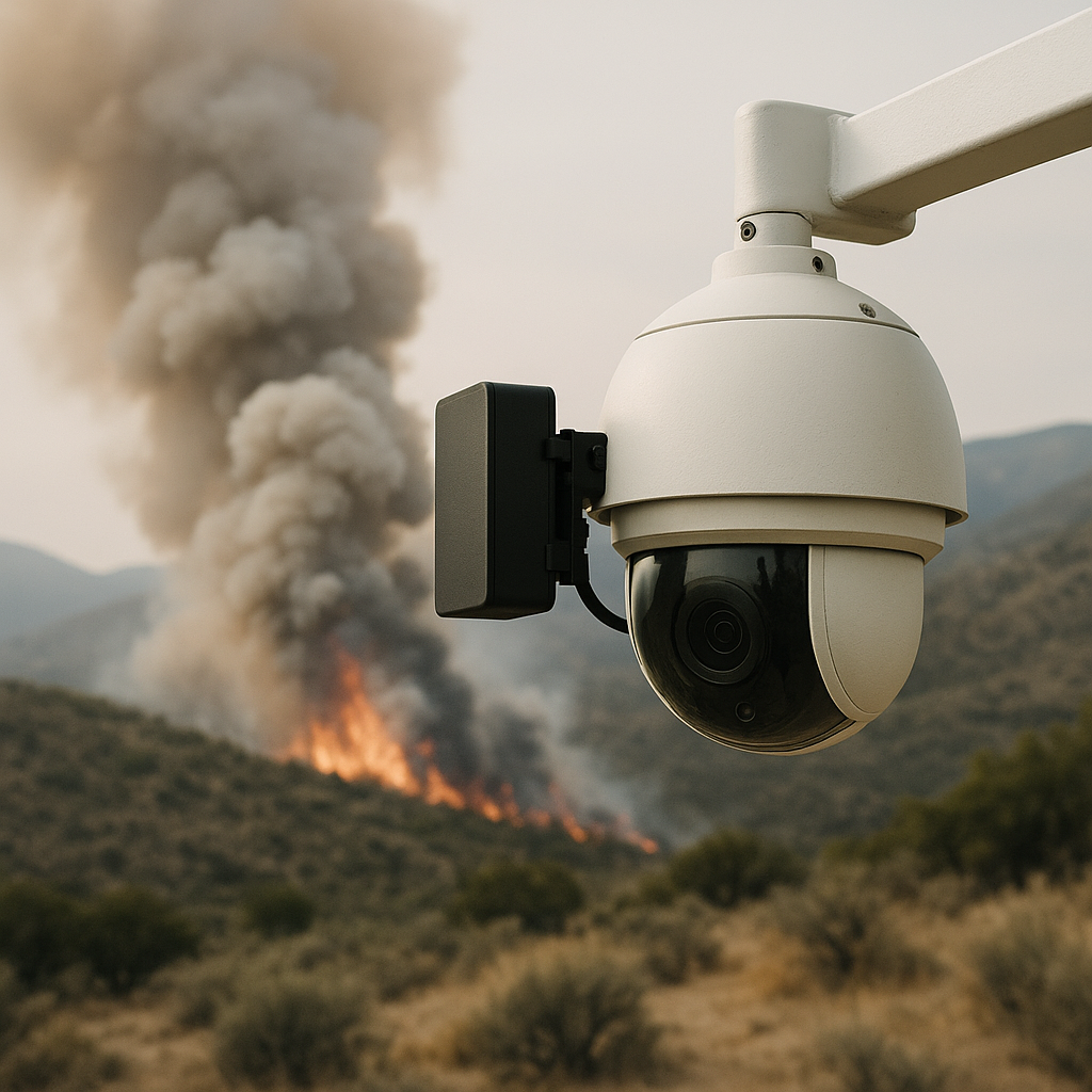 Retrofit existing cameras with Computer Vision AI for faster wildfire alerts